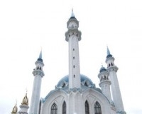 Мусульманки на торжественном открытии мечети Кул Шариф.