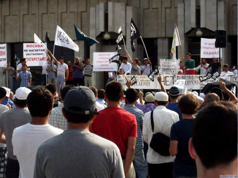 В Казани прошел шариатский митинг протеста. Ислам и политика.